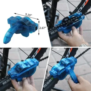 1 Stück Tragbarer Fahrrad Kettenreiniger: Fahrradbürste Schrubber Waschwerkzeug-Kit-